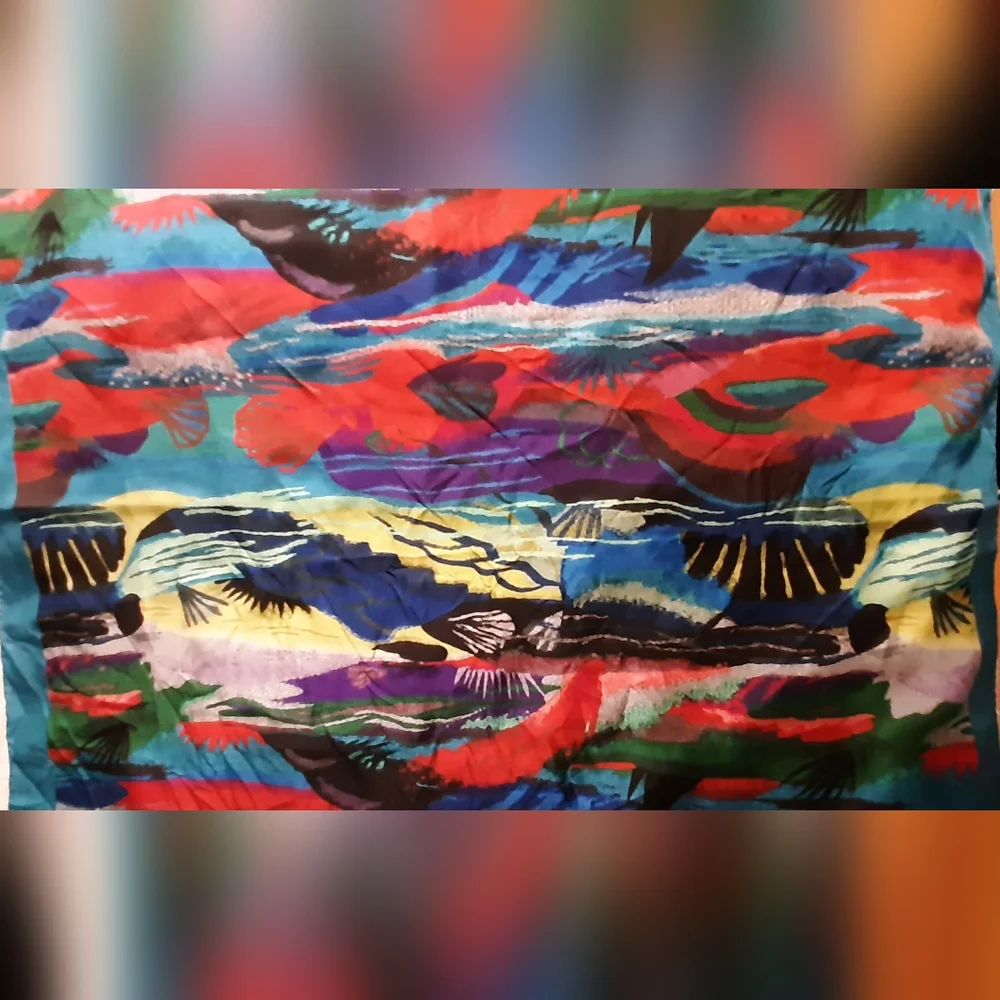 GIORGIO ARMANI | Silk Multicolor Scarf